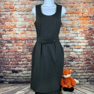 FINAL⬇️Calvin Klein sleeveless belted sheath dress